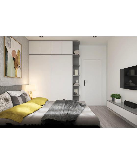 Tủ quần áo PN38 - Gỗ MDF - Dài 1.2m đến 1.8m (cao 2.4m) Tủ quần áo PN38 - Gỗ MDF - Dài 1.2m đến 1.8m (cao 2.4m)